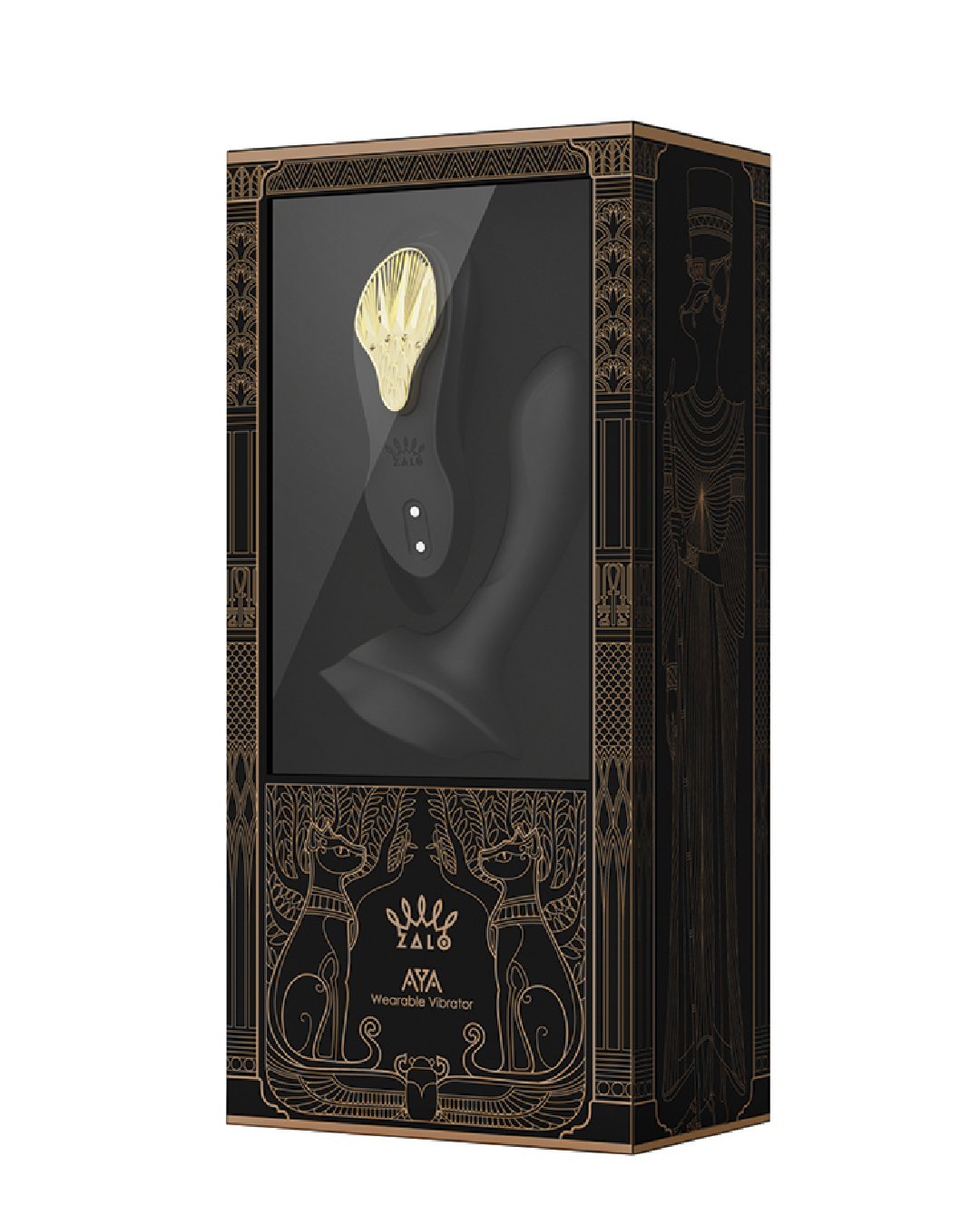 Zalo Aya Bluetooth G-Spot Wearable Panty Vibrator - Black product box
