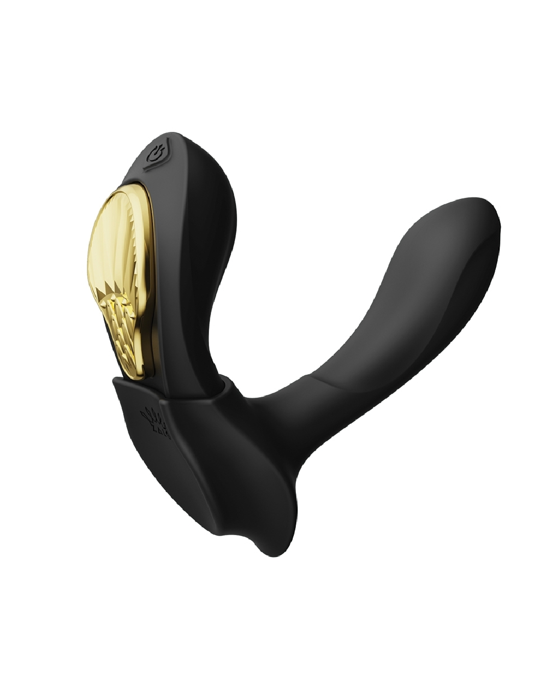 Zalo Aya Bluetooth G-Spot Wearable Panty Vibrator - Black with gold accents