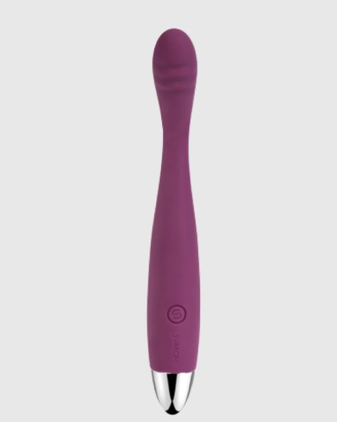 Svakom Cici Flexible G Spot Vibrator front view showing texturing on head