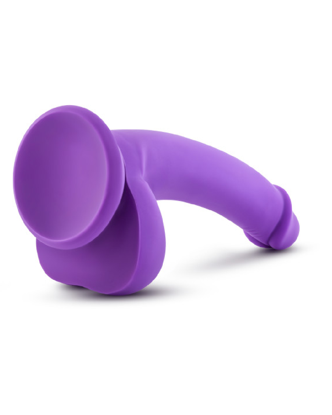 D Thang Long Slim Purple Silicone Suction Cup Dildo