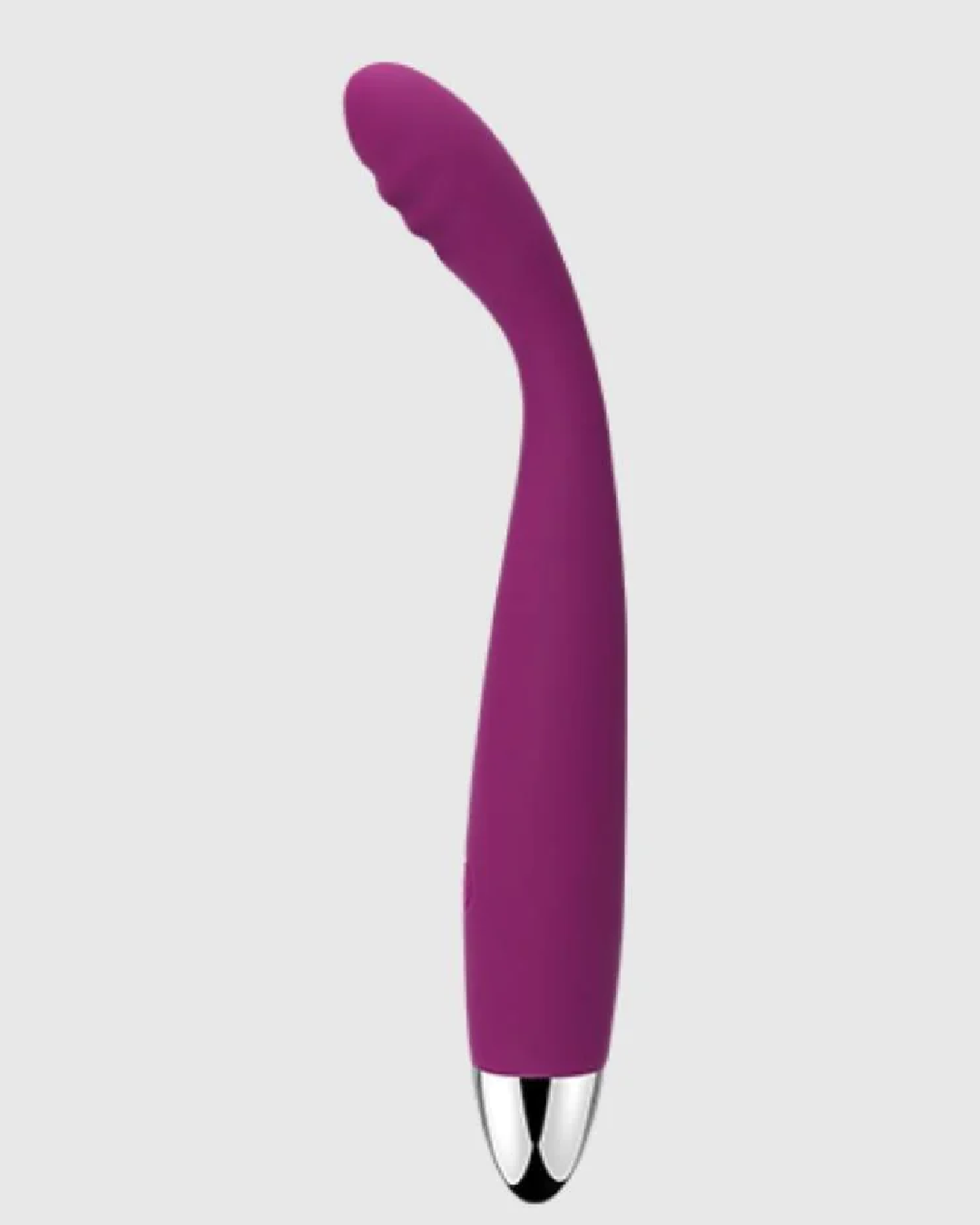 Svakom Cici Flexible G Spot Vibrator upright on white background