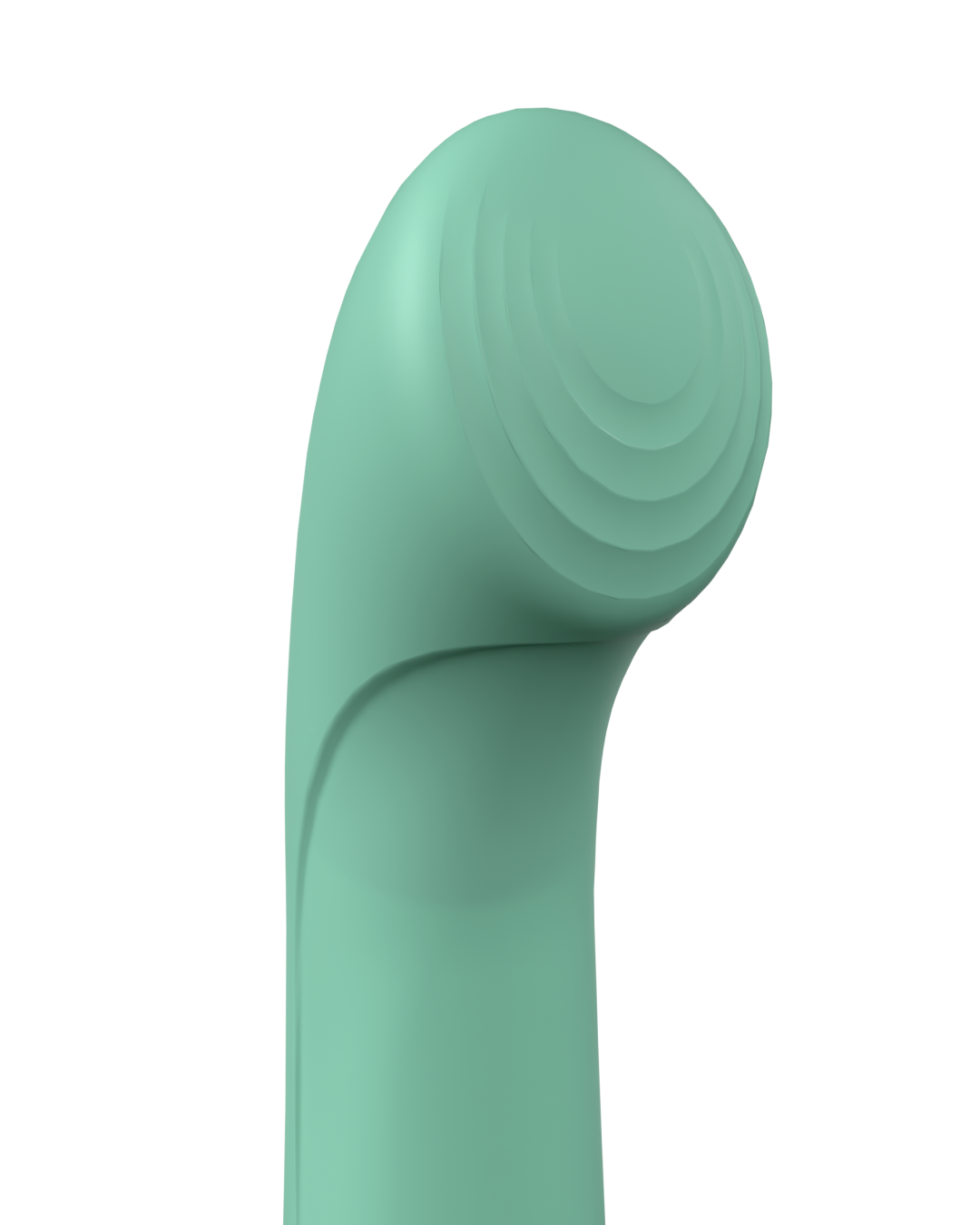 Screaming O Primo G-Spot Vibrator with Finger Loop up close view of textured tip