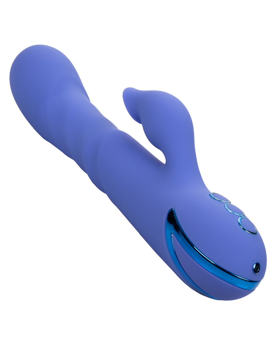 California Dreaming LA Love Rabbit Vibrator with Clitoral Suction side view