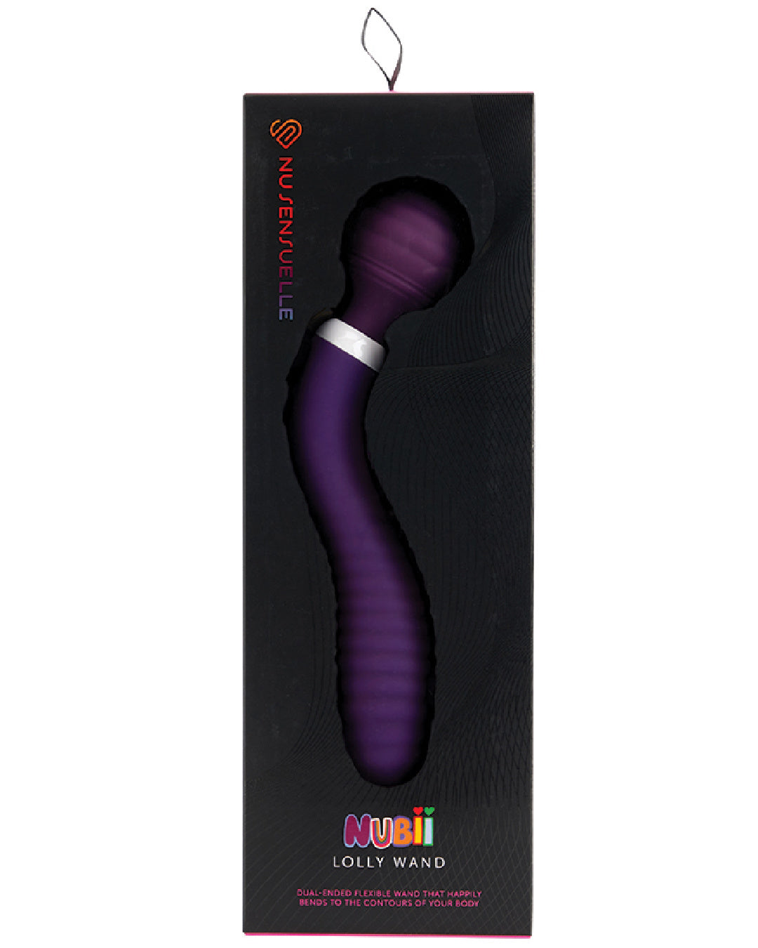 Nubii Lolly Double Ended Bendable Wand - Purple in box