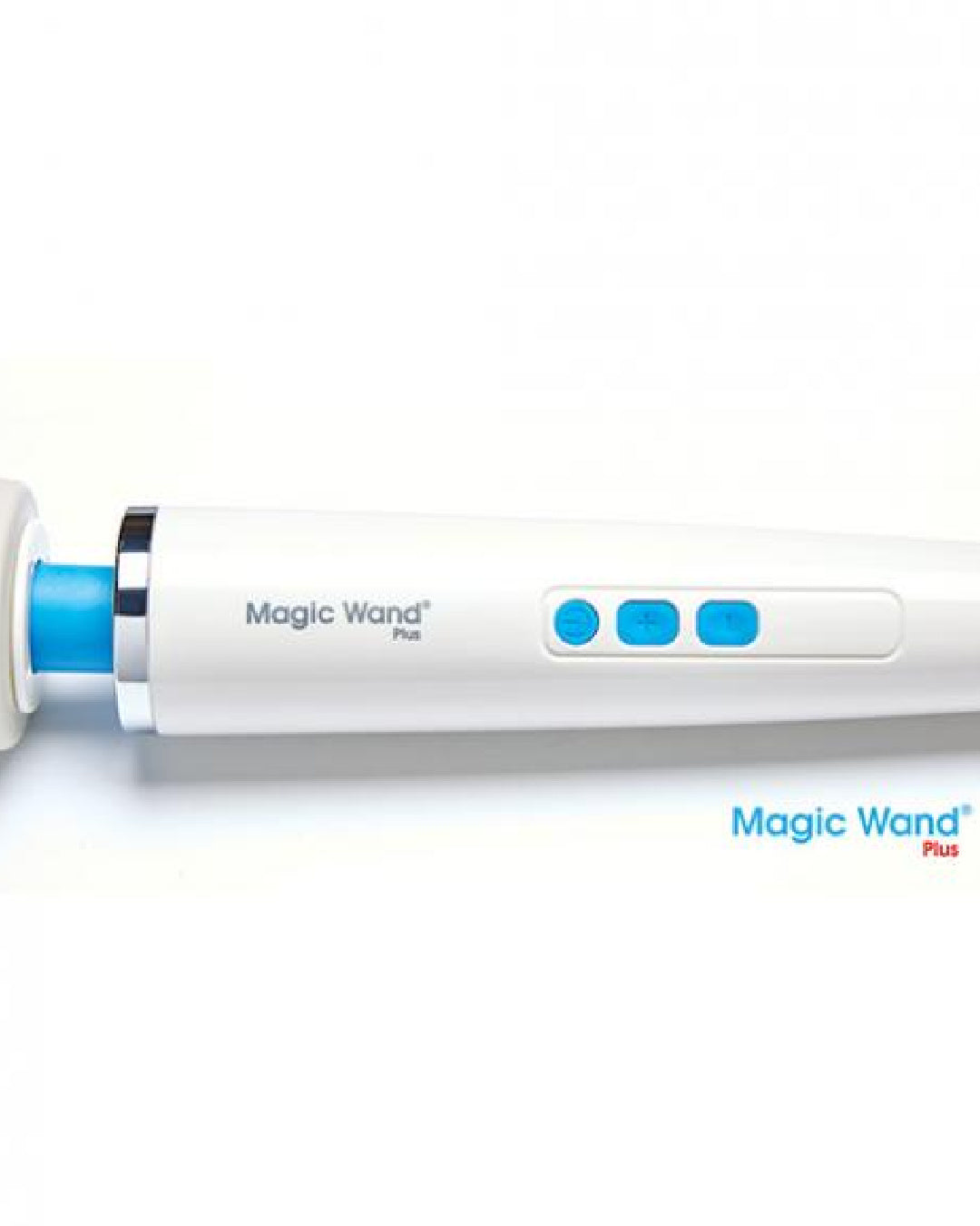 Magic Wand Plus Wand Vibrator (The Hitachi Magic Wand) close up of buttons