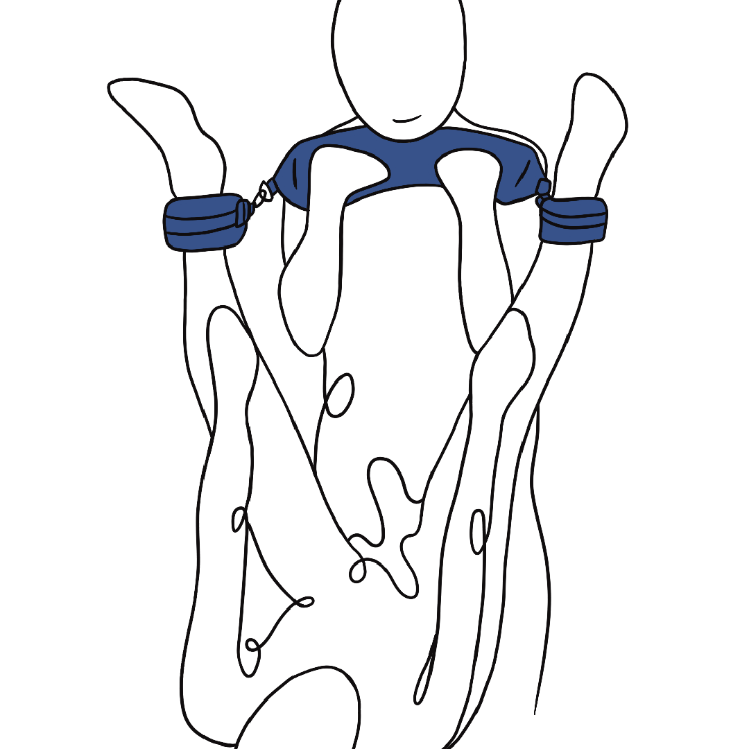 Pivot Positioning Bar Sex Sling - Black