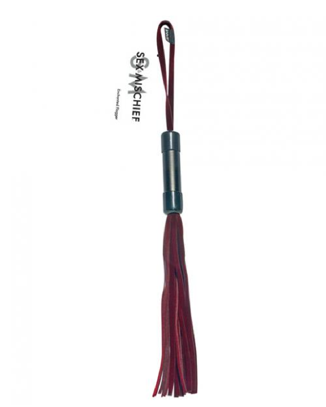 Burgundy and Black Sex and Mischief Enchanted Flogger