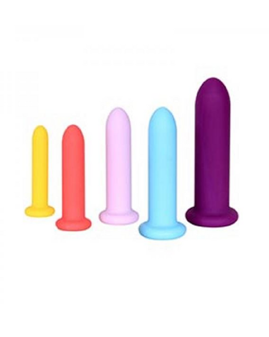 Sinclair Select Silicone Vaginal Dilator Set 5 sizes and colors