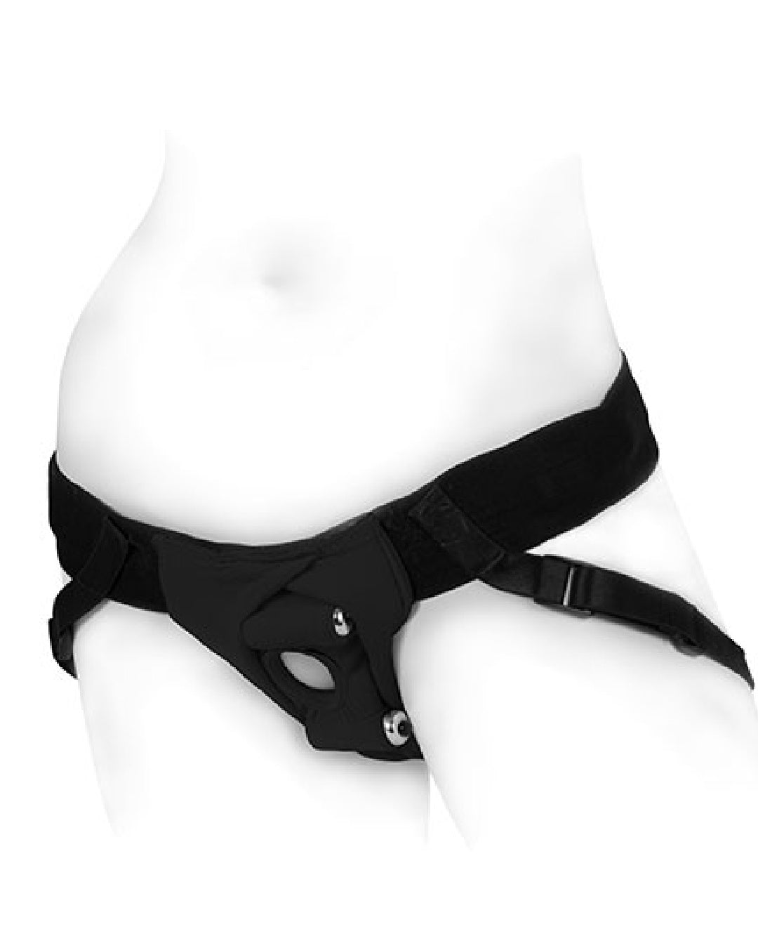 SpareParts Joque Adjustable Plus Size Black Strap-on Harness