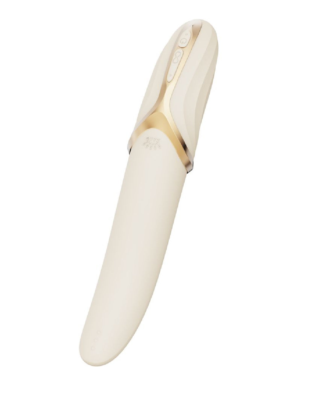 Zalo Eve Warming Tongue Vibrator - White downward view