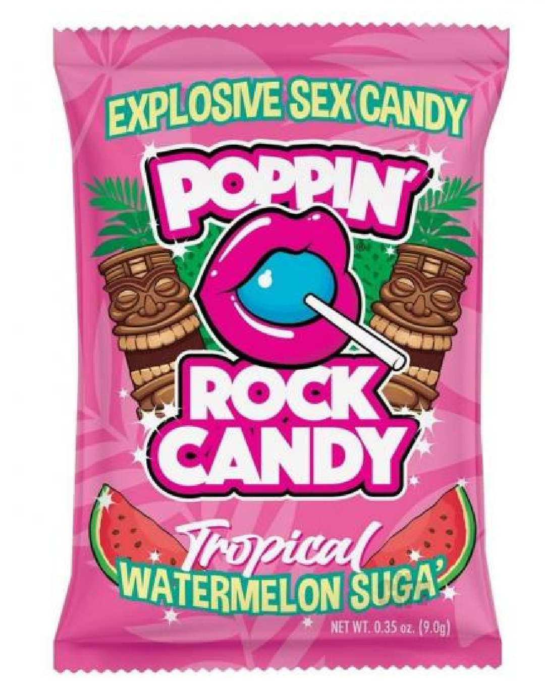 Rock Candy Popping Candy - watermelon pink packag
