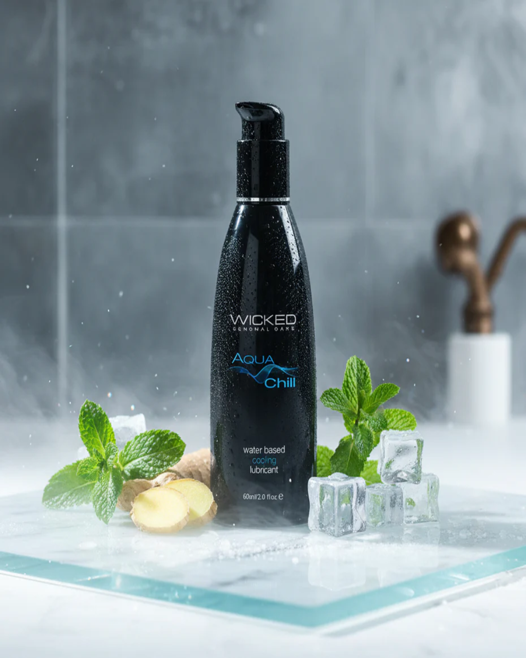 Wicked Aqua Chill Water Based Cooling Lubricant 2 oz.