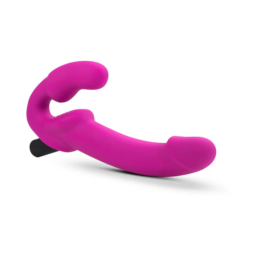 Estella 9.5 inch Vibrating Strapless Strap-On Dildo