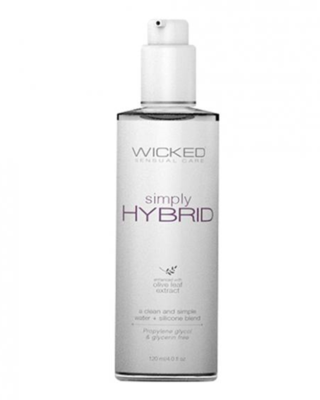 Wicked Simply Hybrid Lubricant - 4 oz close up