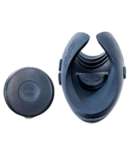 Hot Octopuss Pulse III Duo Remote Controlled Vibrating Penis Masturbator view of the entrance plus remote