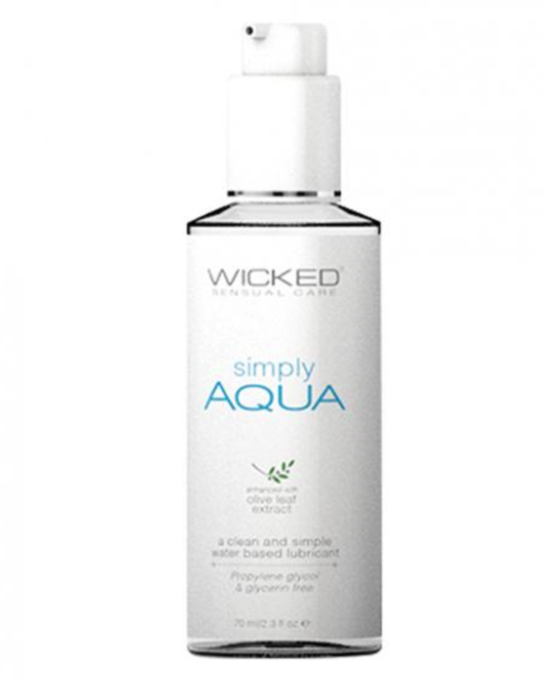 Wicked Simply Aqua Water Based Lubricant 2.3 oz