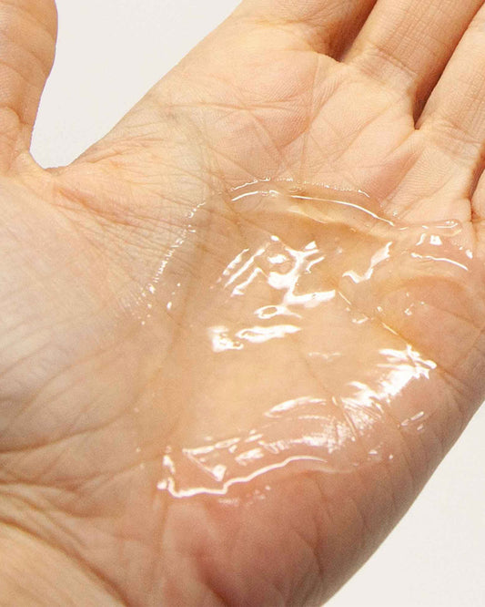 Bijoux Indiscrets Slow Sex Anal Play Gel 1 oz Shown on mode's hand