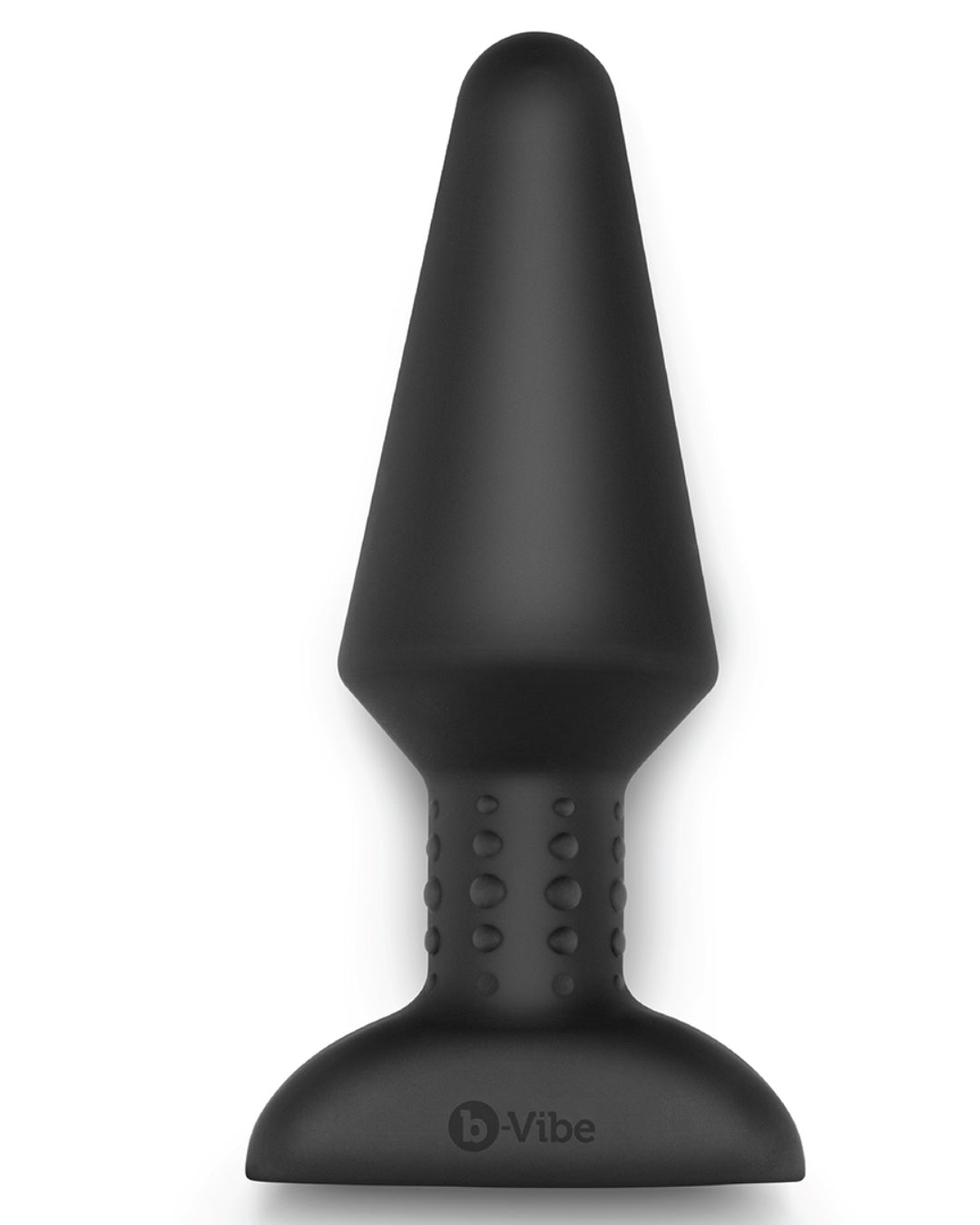 B-Vibe Silicone Rechargeable Rimming Plug XL on white background