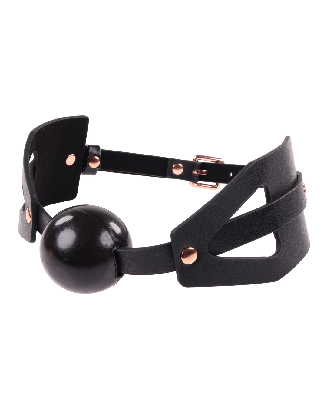 Sex And Mischief Brat Ball Gag front view on white background