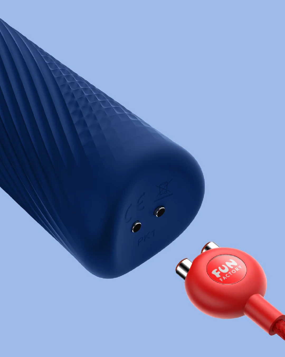 Fun Factory Vim Flexible Wand Vibrator magnetic charging base