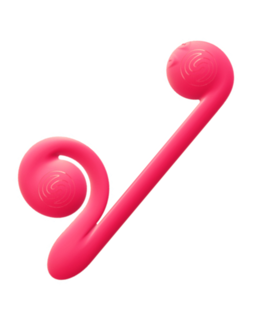 The Snail Silicone Waterproof Dual Stimulating Vibrator on white background