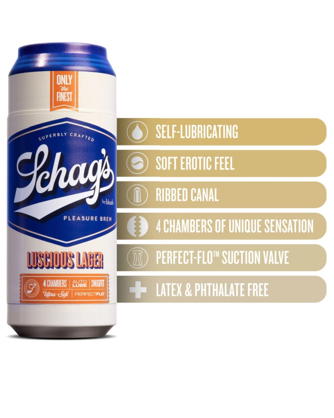 Schag's Luscious Lager Self-Lubricating Penis Stroker