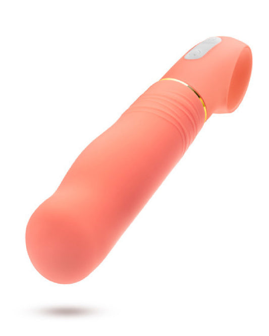 Aria Smokin AF Beginner G-Spot Vibrator bottom end side view