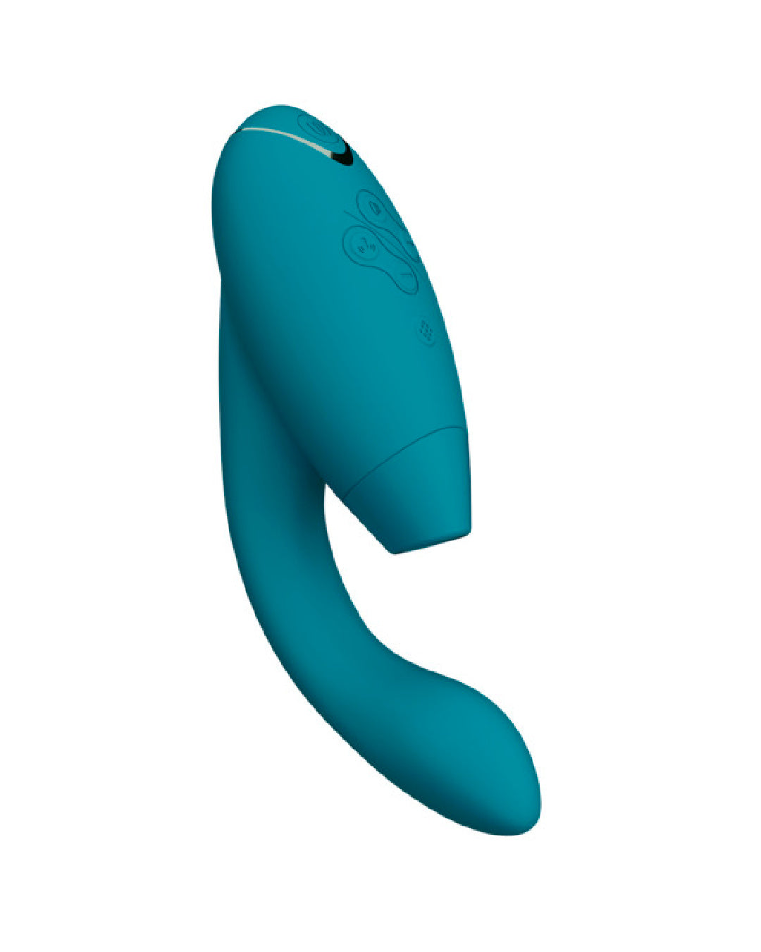 Womanizer Duo 2 Pleasure Air Clitoral & G-Spot Rabbit - Petrol Blue