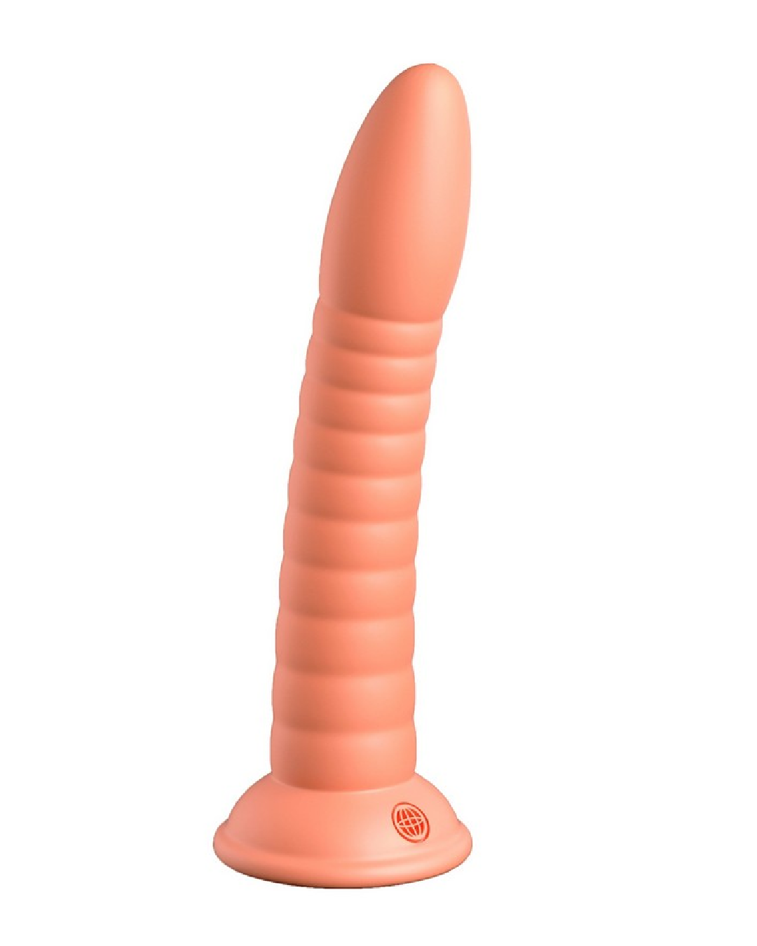 Dillio Platinum Wild Thing 7 Inch Dildo - Peach backview