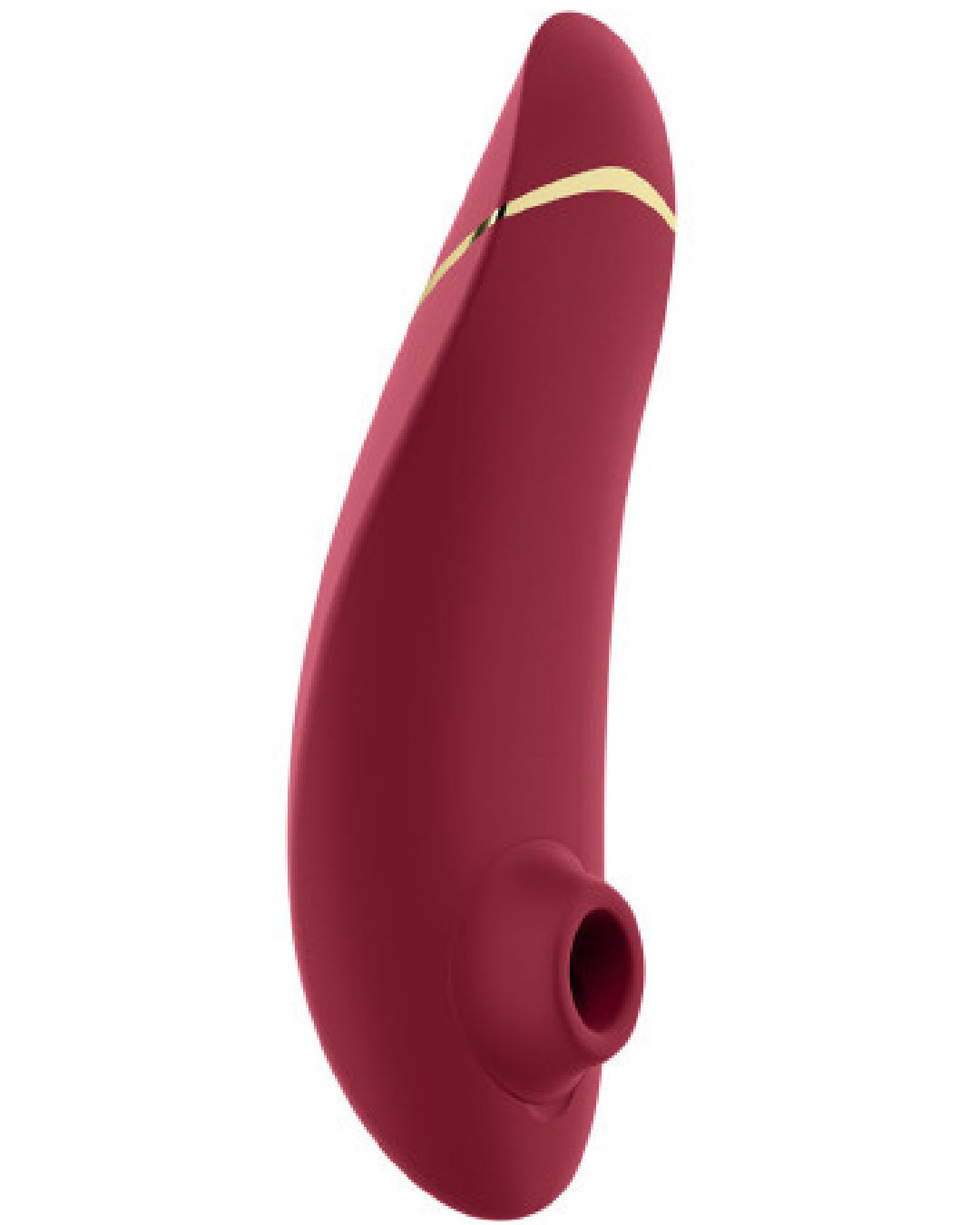 Womanizer Premium 2 Pleasure Air Clitoral Stimulator -Bordeaux side view