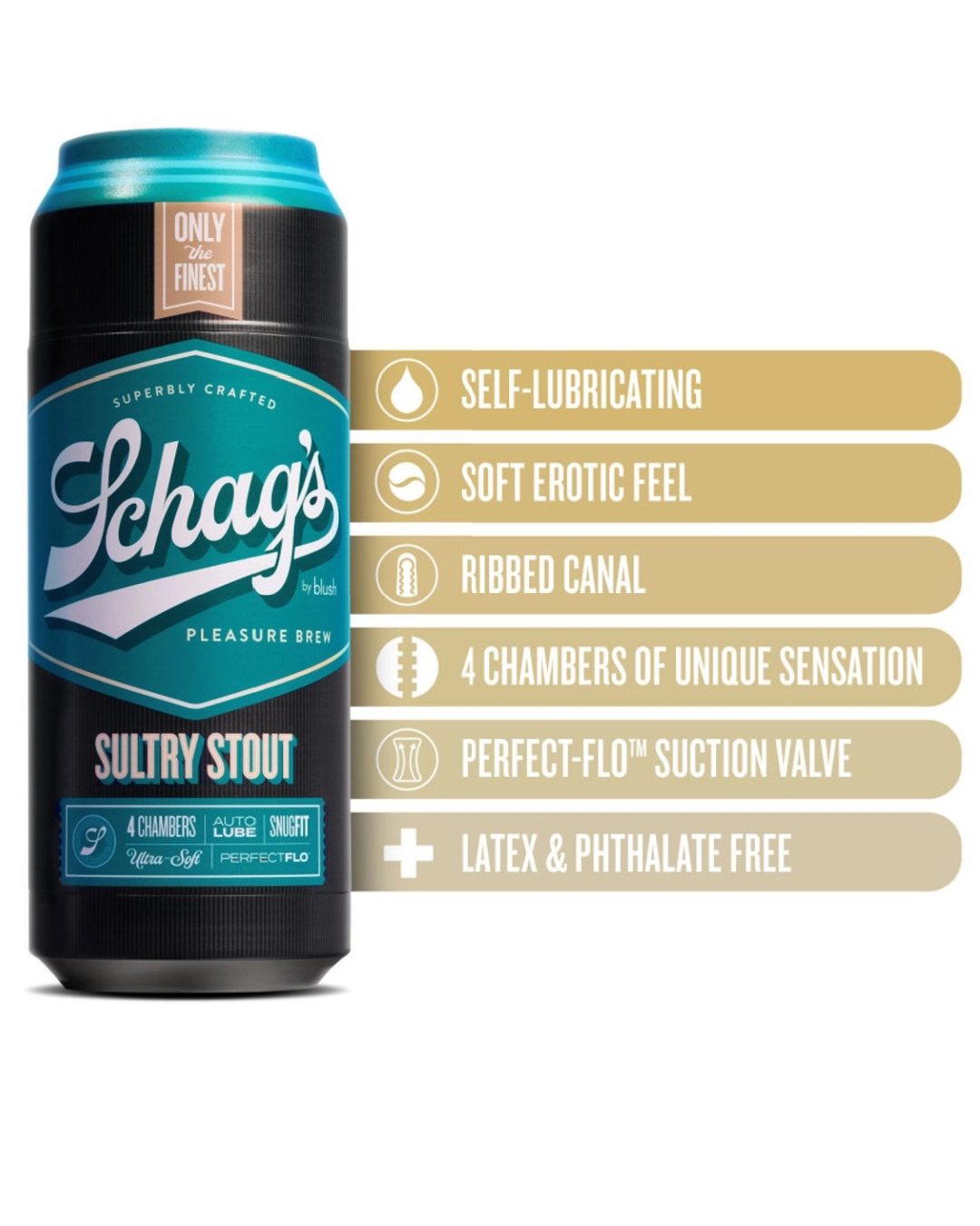 Schag's Sultry Stout Self-Lubricating Penis Stroker