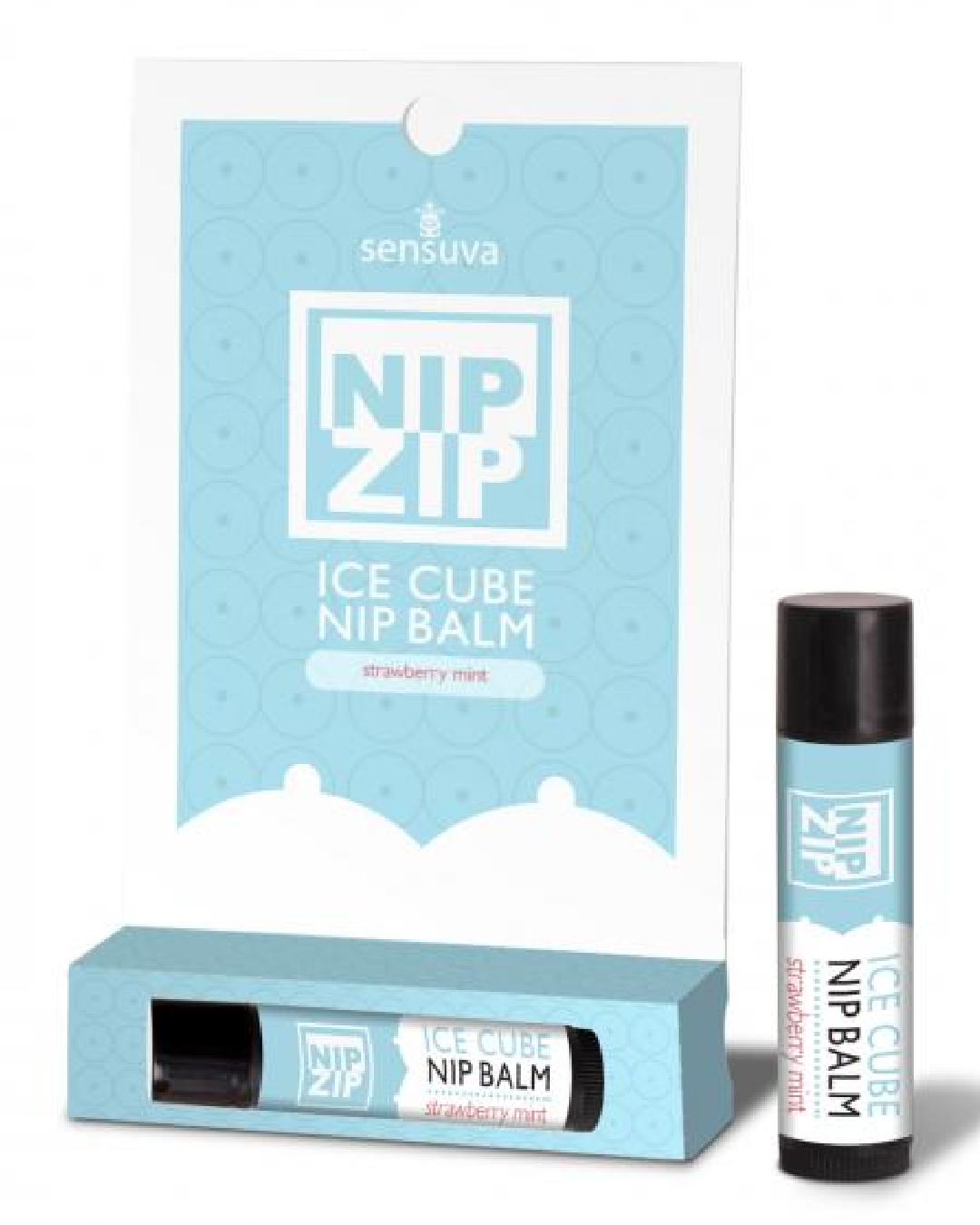 Nip Zip Ice Cube Nipple Balm with the box