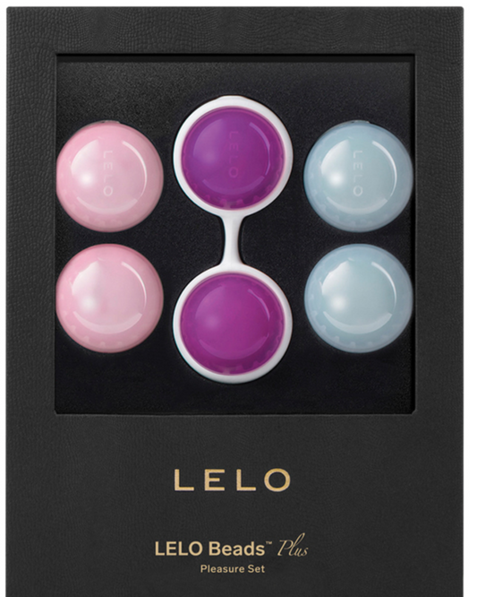Lelo Beads Plus Size Kegel Exercisers beads in their product box