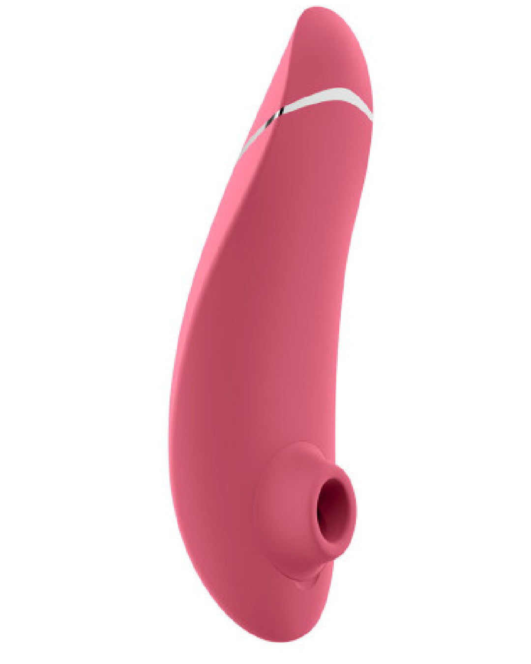 Womanizer Premium 2 Pleasure Air Clitoral Stimulator - Raspberry side view