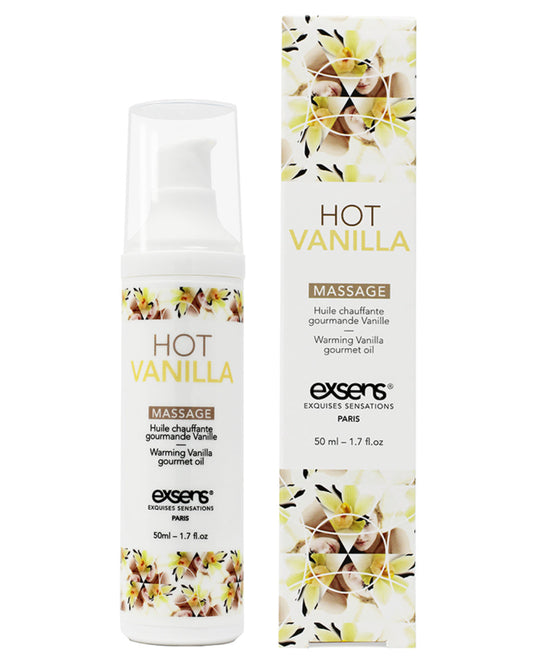 Exsens Hot Vanilla Flavored Warming Massage Oil 50ml