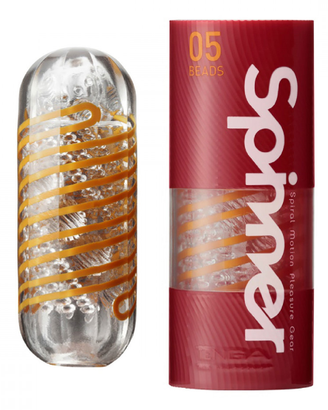 Tenga Spinner Penis Masturbation Cup 05 Beads stroker and case