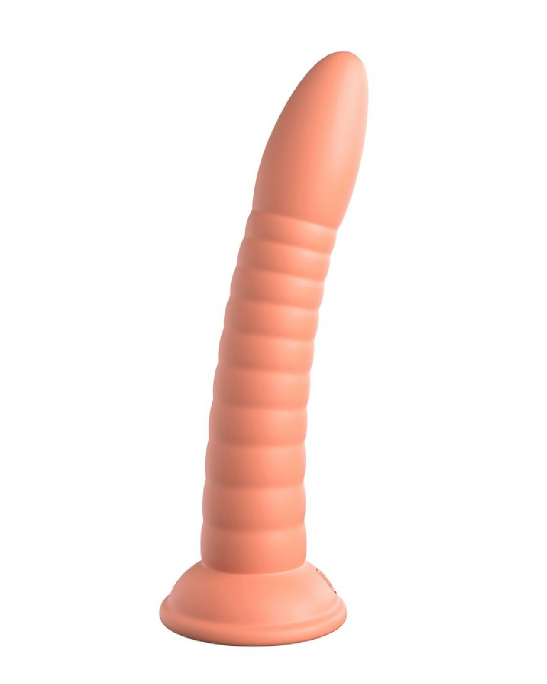 Dillio Platinum Wild Thing 7 Inch Dildo - Peach sideview