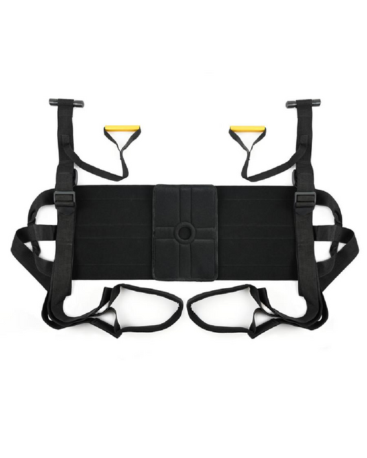 Sportsheets Door Jam Sex Sling - Special Edition spread on a table top view