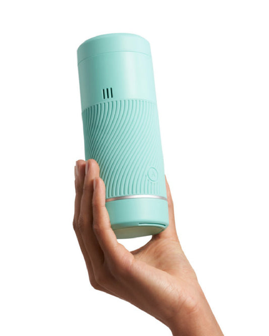 Pow Double Ended Manual Silicone Stroker with Suction Control - Mint