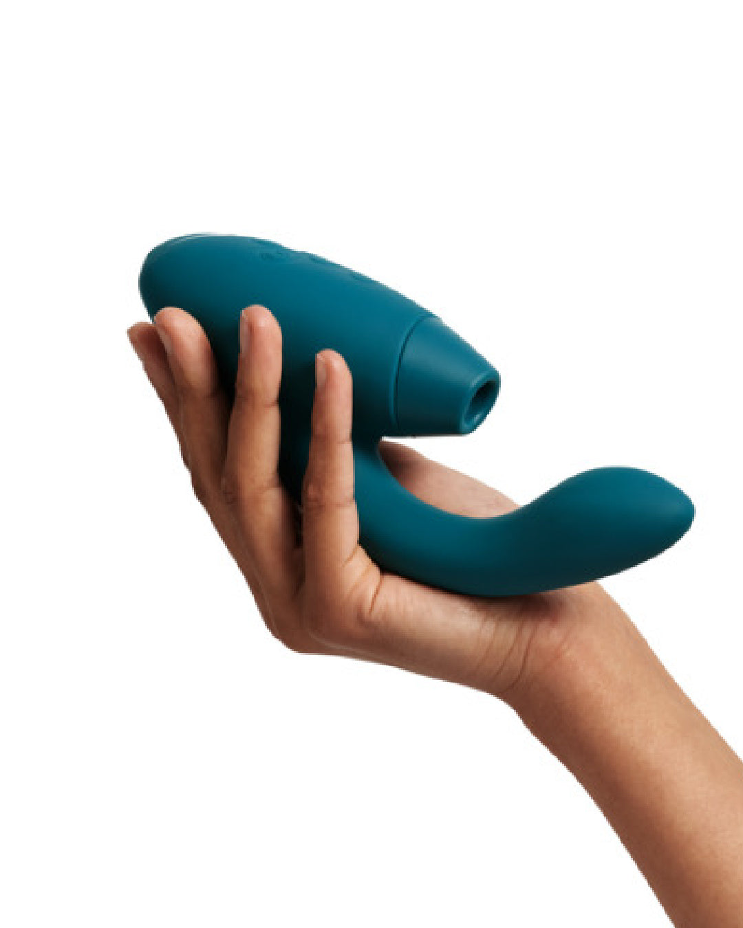 Womanizer Duo 2 Pleasure Air Clitoral & G-Spot Rabbit - Petrol Blue