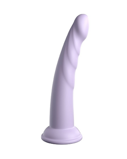 Dillio Platinum Slim Seven 7 Inch Dildo - Purple side view