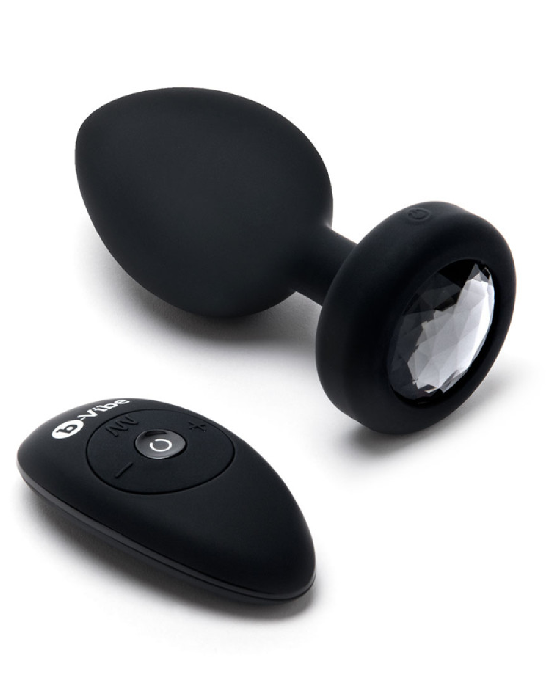 B-vibe Vibrating Jewel Anal Plug 2 XL - Black