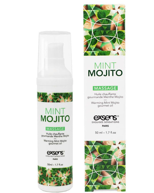 Exsens Mint Mojito Flavored Warming Massage Oil 50ml