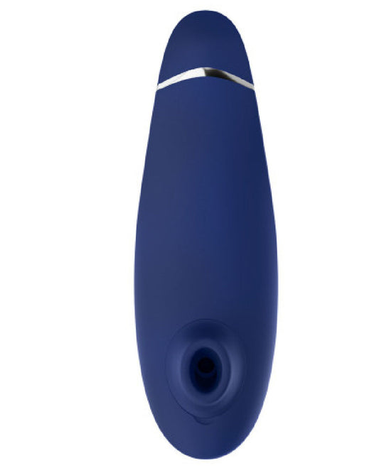 Womanizer Premium 2 Pleasure Air Clitoral Stimulator - Blueberry front view