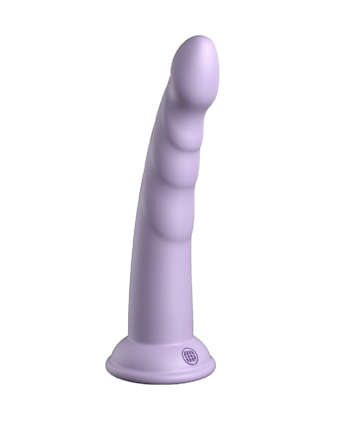 Dillio Platinum Slim Seven 7 Inch Dildo - Purple front view