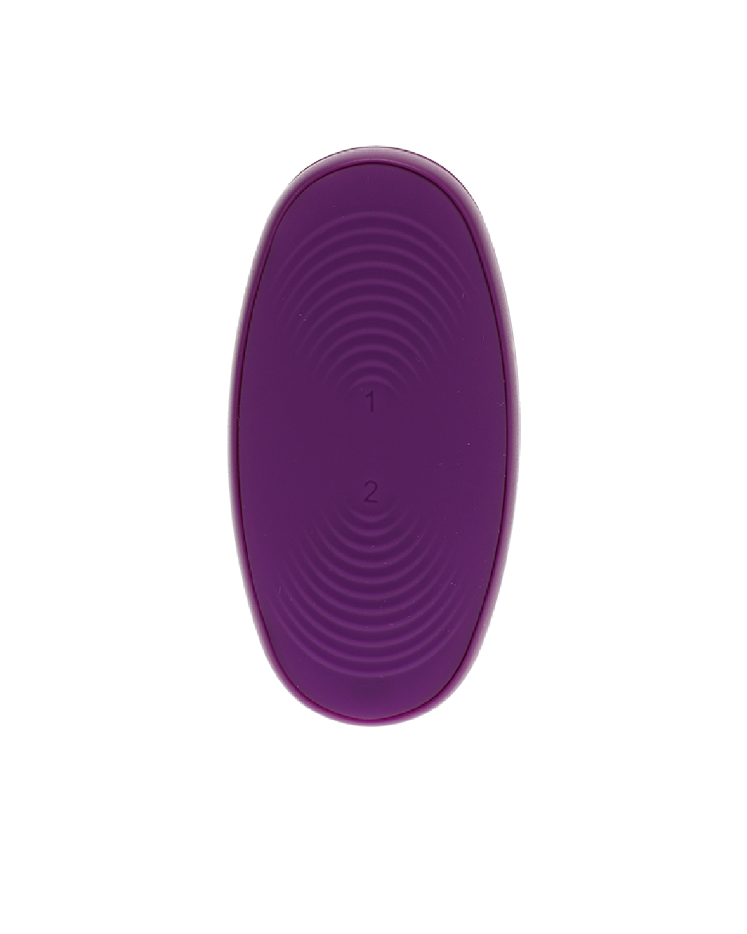 Tryst V2 Bendable Multi Purpose Vibrator with Remote - Purple remote control on a white background