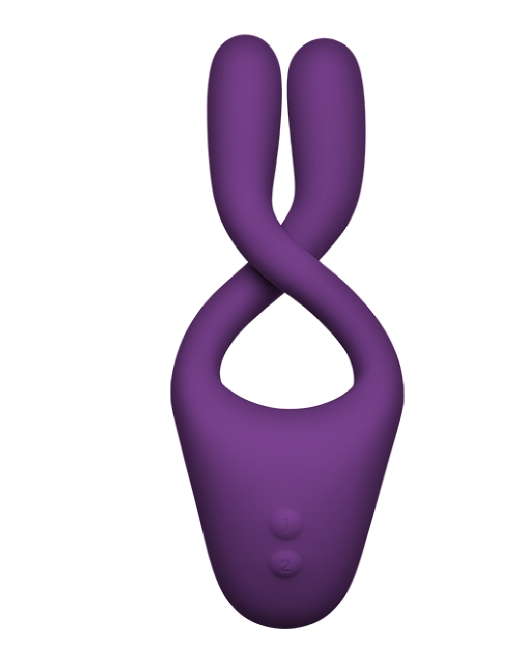 Tryst V2 Bendable Multi Purpose Vibrator with Remote - Purple shown with the arms criss crossed
