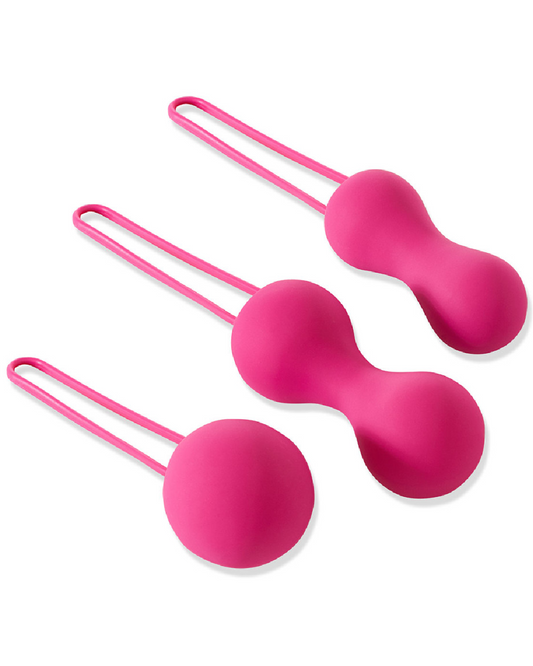 Je Joue Ami Kegel Ball Exerciser Set - Pink sideview