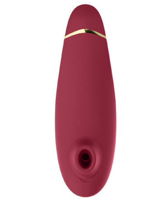 Womanizer Premium 2 Pleasure Air Clitoral Stimulator -Bordeaux front view