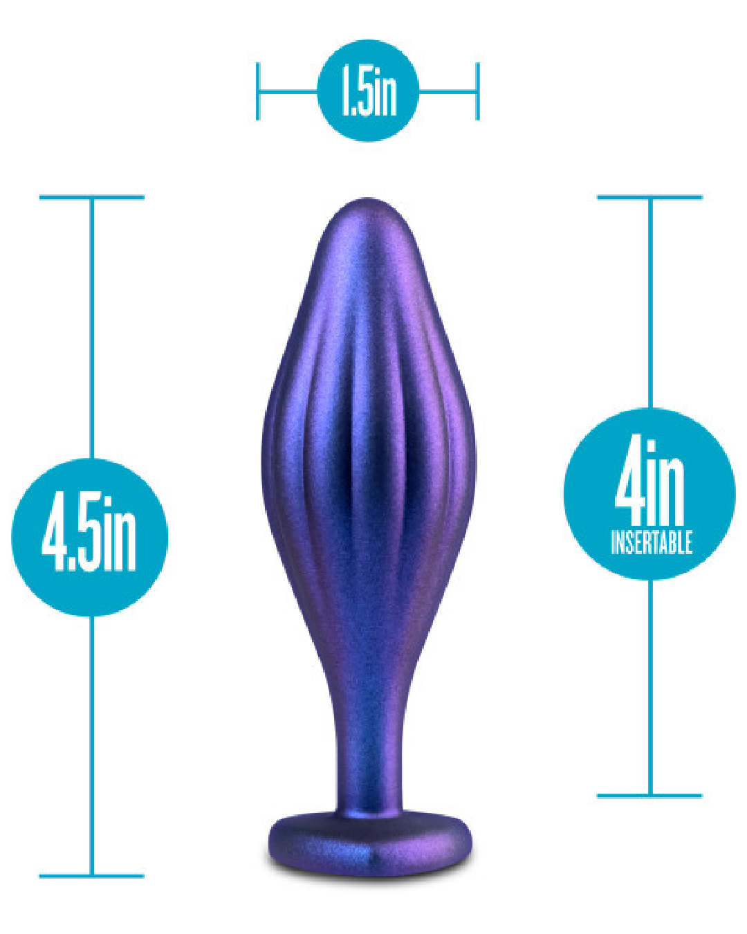 Anal Adventures Matrix Wavy Bling Butt Plug graphic